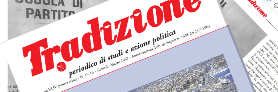 Tradizione | Periodico Di Studi E Azione Politica